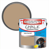 Denny's Chalk Paint For Walls Colour- Cotton Cream Buff - Matte Wipe-Clean Coverage