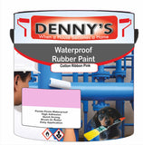 Denny's Waterpoof Paint For Pools Colour- Cotton Ribbon Pink - Water-Seal Chlorine-Tough Anti-Slip