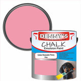 Denny's Chalk Paint For Furniture Colour- Cotton Rosewater Peony Pink - Matte Scuffproof Refresh