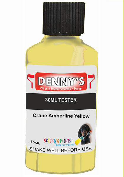 Denny's Chalk Paint For Furniture Colour- Lemon Soft Ochre Yellow - Matte Scuffproof Refresh