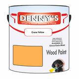 Denny's Wood Paint For Decking Colour- Crane Yellow - Anti-Slip Weatherproof Durable