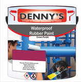 Denny's Waterpoof Paint For Pools Colour- Crown Purple - Water-Seal Chlorine-Tough Anti-Slip