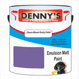 Denny's Emulsion Paint For Ceilings Colour- Charm Bloom Dusty Violet - Matte Low-Splatter Stain-Hide Bright