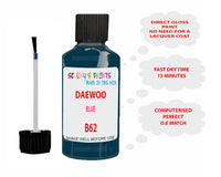 Daewoo Blue Paint Code B62