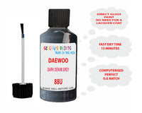 Daewoo Dark Denim Grey Paint Code 88U