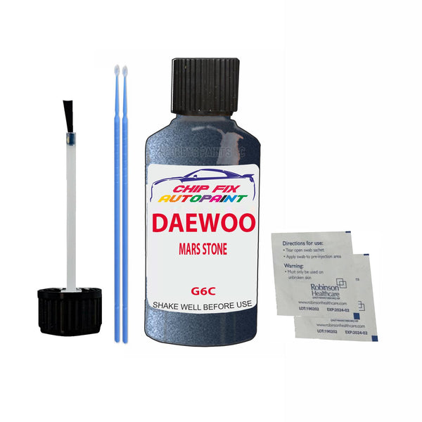 Daewoo All Models Mars Stone Touch Up Paint Code G6C