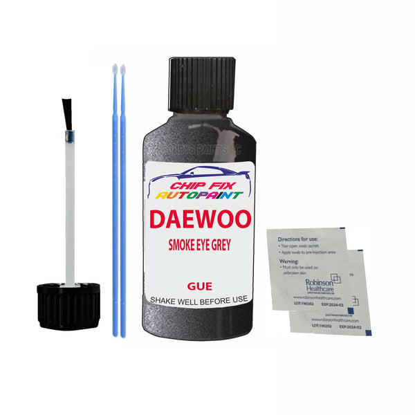 Daewoo All Models Smoke Eye Grey Touch Up Paint Code Gue
