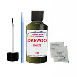 Daewoo All Models Woodcote Touch Up Paint Code 43F