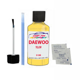 Daewoo All Models Yellow Touch Up Paint Code 51M