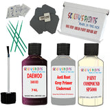 Daewoo Dark Red Car Detailingand Polish Finish Kit