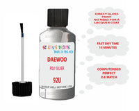 Daewoo Poly Silver Paint Code 92U