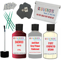 Daewoo Ruby Red Car Detailingand Polish Finish Kit
