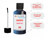 Daewoo Midnight Blue Paint Code 30U