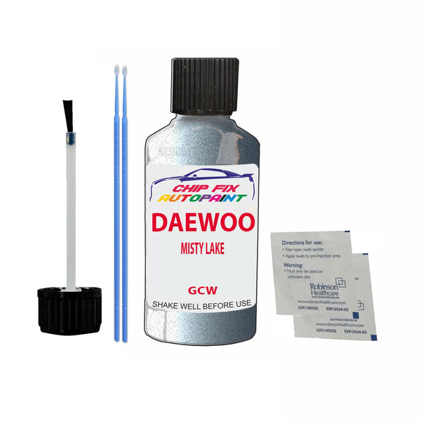 Daewoo Lacetti Premeire Id Misty Lake Touch Up Paint Code Gcw