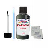 Daewoo Leganza Olive Silver Touch Up Paint Code 91U