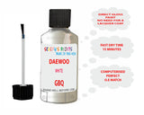 Daewoo White Paint Code Gbq