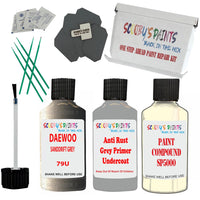 Daewoo Sanddrift Grey Car Detailingand Polish Finish Kit