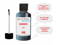 Daewoo Blue Paint Code Umb