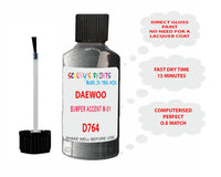 Daewoo Bumper Accent M-01 Paint Code D764