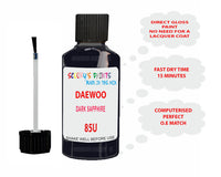 Daewoo Dark Sapphire Paint Code 85U