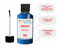 Daewoo Mighty Blue Paint Code 99U