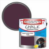 Denny's Chalk Paint For Ceilings Colour- Damson Lavender Heather Purple - Matte Stain-Hide Ceiling