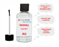 paint code location Vauxhall Kadett Polar White Code 11L