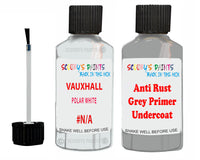 Vauxhall Corsa Polar White Code 11L Anti rust primer protective paint