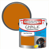 Denny's Chalk Paint For Furniture Colour- Dawn Flame Orange - Matte Scuffproof Refresh