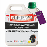 Denny's Stain Paint For Decking Colour- Deepcoil Transformer Purple - Anti-Slip Weatherproof Nourish