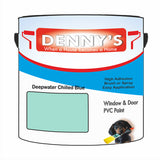 Denny's Plastic Paint For Pvc Colour- Deepwater Chilled Blue - Adhesion Tough Colour-Hold