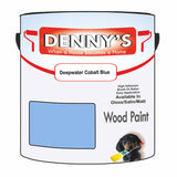 Denny's Wood Paint For Decking Colour- Deepwater Cobalt Blue - Anti-Slip Weatherproof Durable