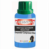 Denny's Stain Paint For Fences Colour- Deepwater Compressor Blue - Weatherproof Uv-Safe Protect