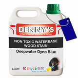 Denny's Stain Paint For Decking Colour- Deepwater Dyno Blue - Anti-Slip Weatherproof Nourish