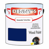 Denny's Wood Paint For Decking Colour- Deepwater Turbo Blue - Anti-Slip Weatherproof Durable