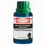 Denny's Stain Paint For Fences Colour- Deepwater Workshop Blue - Weatherproof Uv-Safe Protect