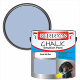 Denny's Chalk Paint For Cabinets Colour- Denim Soft Blue - Matte Scuffproof Easy-Clean
