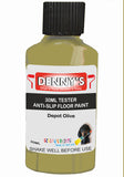 Denny's Floor Paint For Grip Coating Colour- Depot Olive - Anti-Slip Hardwearing Safe