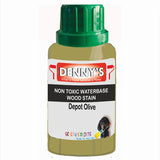 Denny's Stain Paint For Sheds Colour- Depot Olive - Weatherproof Uv-Safe Nourish