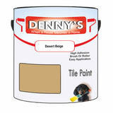 Denny's Tile Paint For Commercial Areas Colour- Desert Beige - High-Traffic Durable Easy-Clean