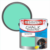 Denny's Chalk Paint For Walls Colour- Dew Forest Green - Matte Wipe-Clean Coverage