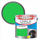 Denny's Chalk Paint For Walls Colour- Dew Fresh Olive Green - Matte Wipe-Clean Coverage