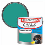 Denny's Chalk Paint For Furniture Colour- Dew Meadow Garden Green - Matte Scuffproof Refresh