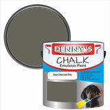 Denny's Chalk Paint For Furniture Colour- Dove Charcoal Grey - Matte Scuffproof Refresh