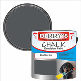 Denny's Chalk Paint For Furniture Colour- Dove Stone Grey - Matte Scuffproof Refresh