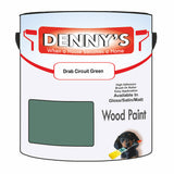 Denny's Wood Paint For Decking Colour- Drab Circuit Green - Anti-Slip Weatherproof Durable