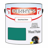 Denny's Wood Paint For Decking Colour- Drab Hose Green - Anti-Slip Weatherproof Durable