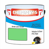 Denny's Plastic Paint For Pipes Colour- Drab Lawn Green - Chemical-Safe Impactproof Durable
