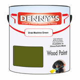 Denny's Wood Paint For Decking Colour- Drab Machine Green - Anti-Slip Weatherproof Durable
