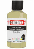 Denny's Floor Paint For Grip Coating Colour- Drab Olive - Anti-Slip Hardwearing Safe
